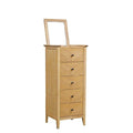Hemsly 5 Dr Chest with Mirror - Paulas Home & Living