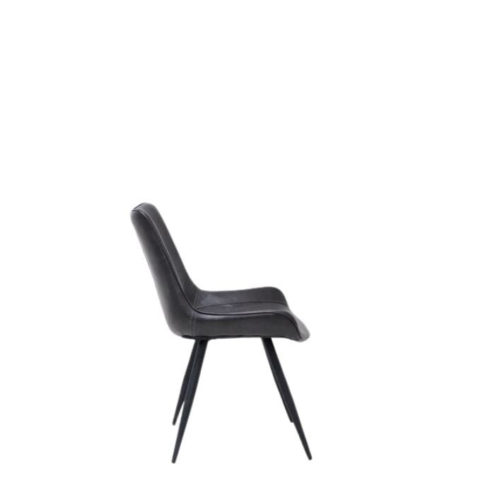 Heron Dining Chair - Black - Paulas Home & Living