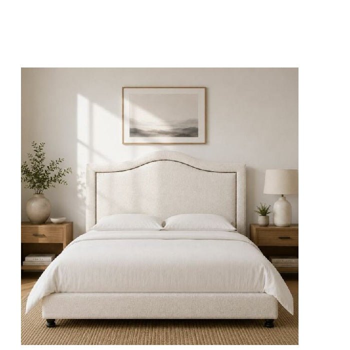 Hilton Fabric Headboard Single to Californian King - Paulas Home & Living