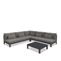 Hobson Bay 4 piece Outdoor Modular Lounge Suite - Large - Paulas Home & Living
