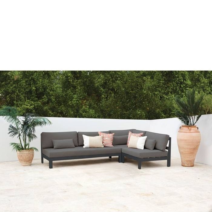Hobson Bay 4 piece Outdoor Modular Lounge Suite - Large - Paulas Home & Living