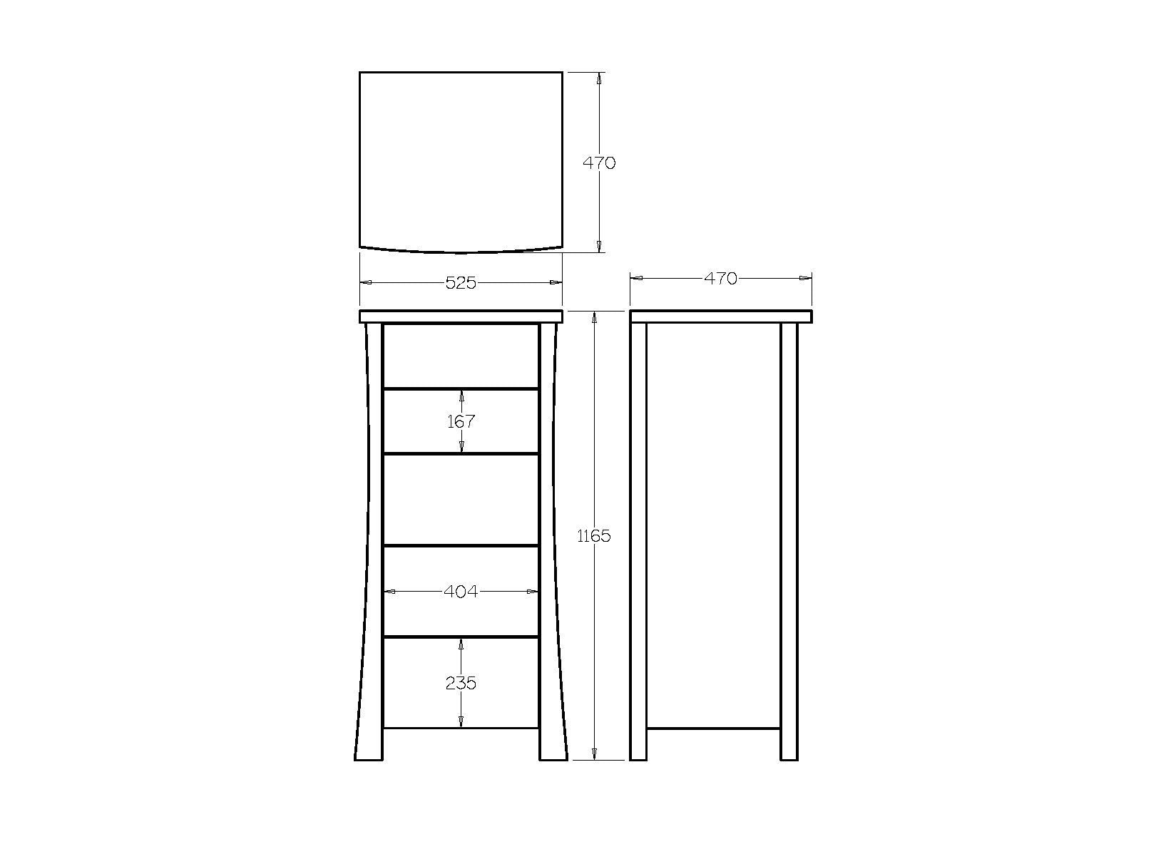 Hudson 5 Drawer Lingerie Chest - Paulas Home & Living