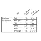 Hudson Headboard - Double to Super King - Paulas Home & Living