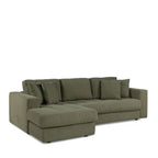 Hugo 3 Seater Chaise suite - Genuine Linen blend Comfort - Paulas Home & Living