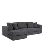 Hugo 3 Seater Chaise suite - Genuine Linen blend Comfort - Paulas Home & Living