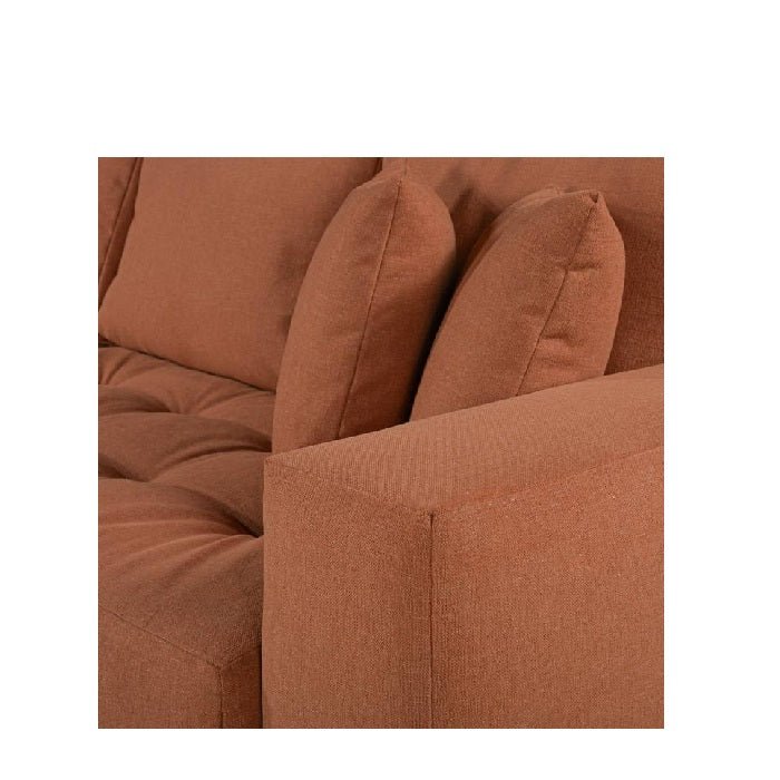 Hugo 3 Seater Chaise suite - Genuine Linen blend Comfort - Paulas Home & Living