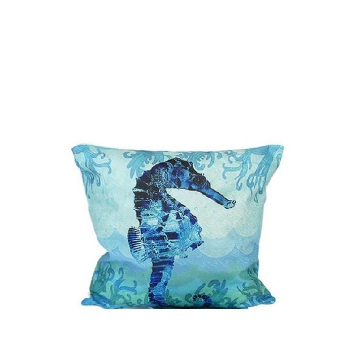 In the Ocean Seahorse Cushion - Paulas Home & Living