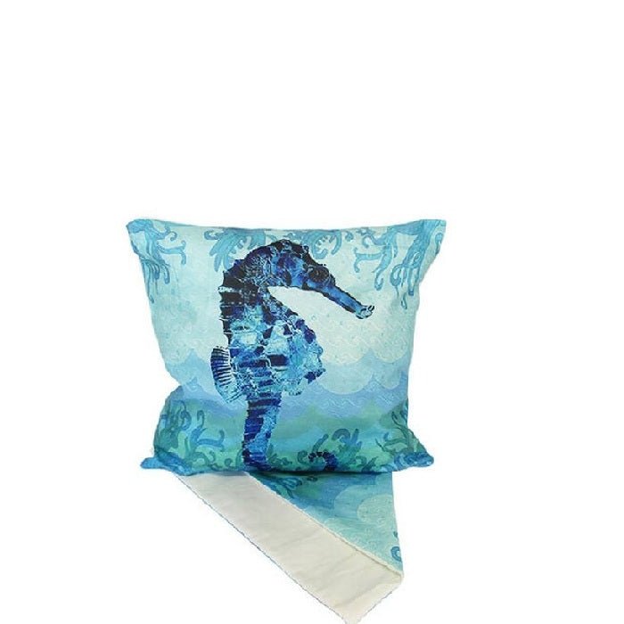In the Ocean Seahorse Cushion - Paulas Home & Living