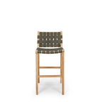 Indo Barstool High Back - Woven - Olive - 650SH