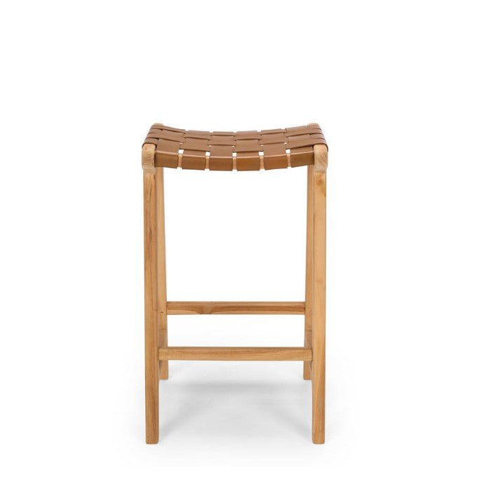 Indo Barstool - Woven - Saddle - 660SH - Paulas Home & Living