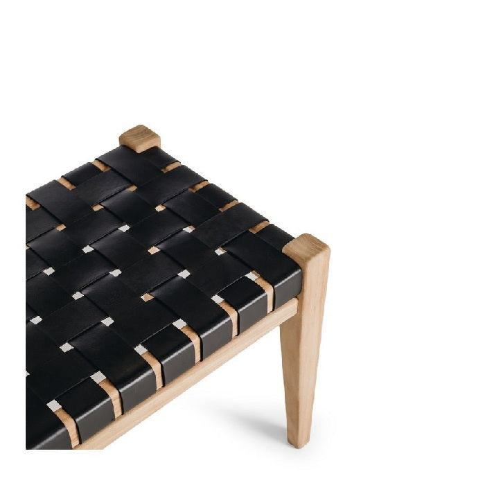 Indo Bench Seat 1500w - Woven leather