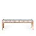 Indo Bench Seat - Woven - Duck Egg - Paulas Home & Living