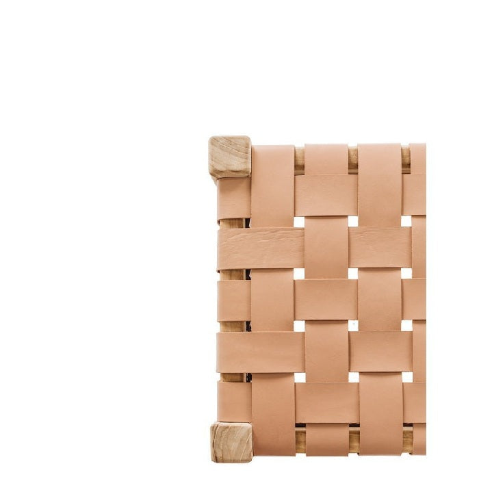 Indo Bench Seat 1500w - Woven leather