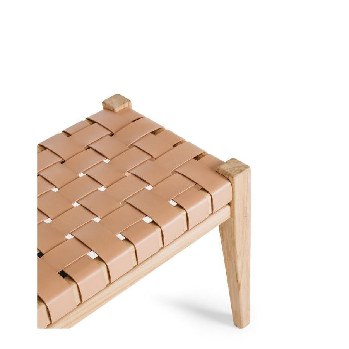 Indo Bench Seat 1500w - Woven leather