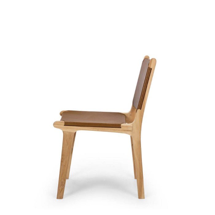 Indo Dining Chair - Saddle - Paulas Home & Living