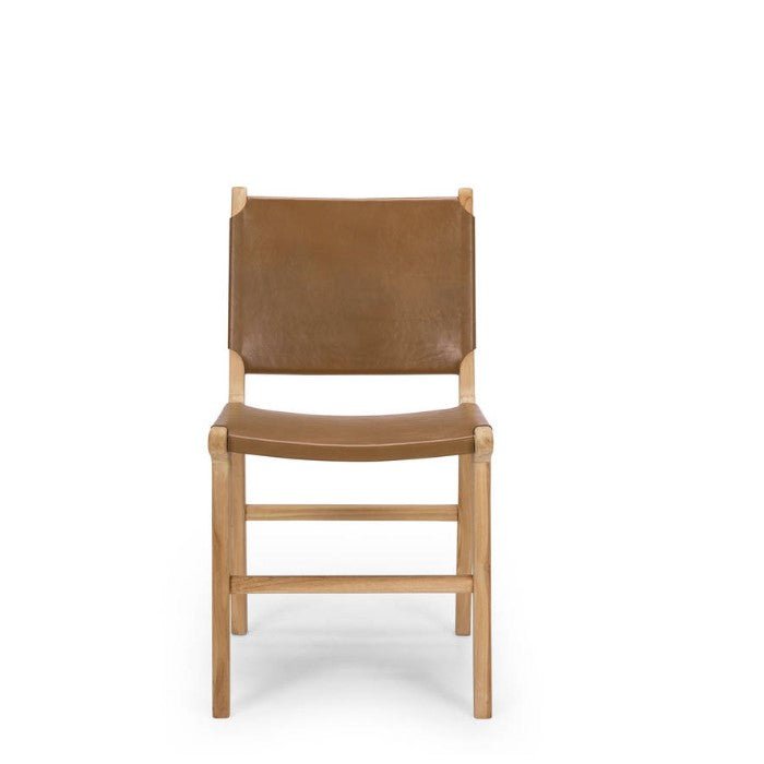 Indo Dining Chair - Saddle - Paulas Home & Living
