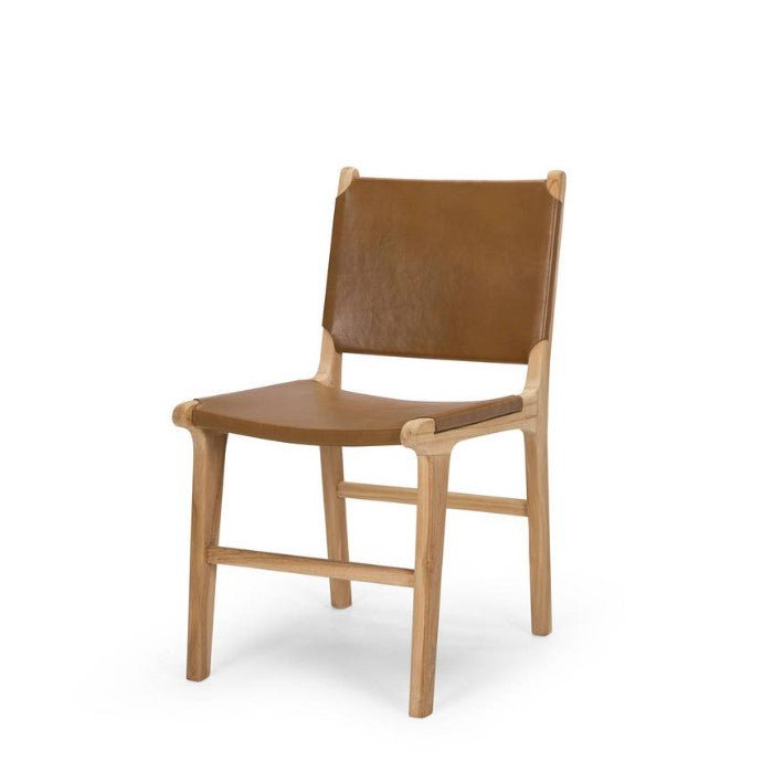 Indo Dining Chair - Saddle - Paulas Home & Living