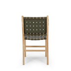 Indo Dining Chair - Woven leather