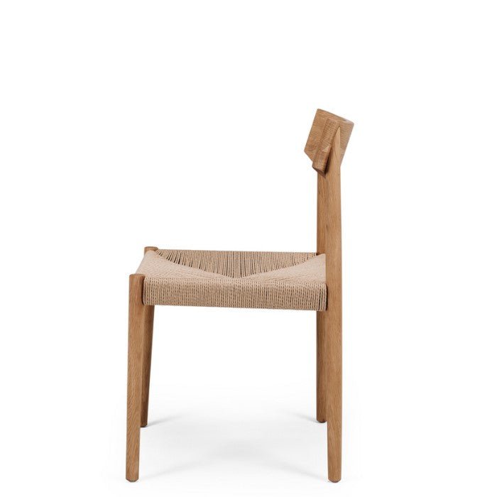 Ingrid Dining Chair - Natual Cord Seat - Paulas Home & Living