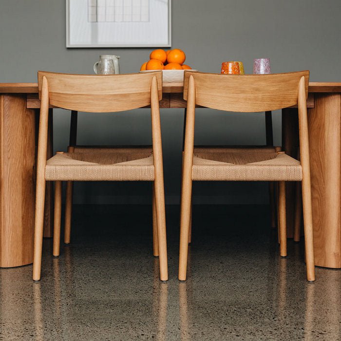 Ingrid Dining Chair - Natual Cord Seat - Paulas Home & Living
