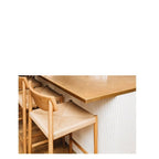 Ingrid Highback Barstool (Natural Oak) Cord- 660SH - Paulas Home & Living