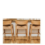 Ingrid Highback Barstool (Natural Oak) Cord- 660SH - Paulas Home & Living