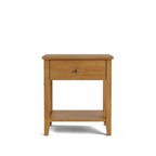 Ivydale Bedside 1 Drawer Wide - Pine - Paulas Home & Living