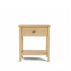 Ivydale Bedside 1 Drawer Wide - Pine - Paulas Home & Living