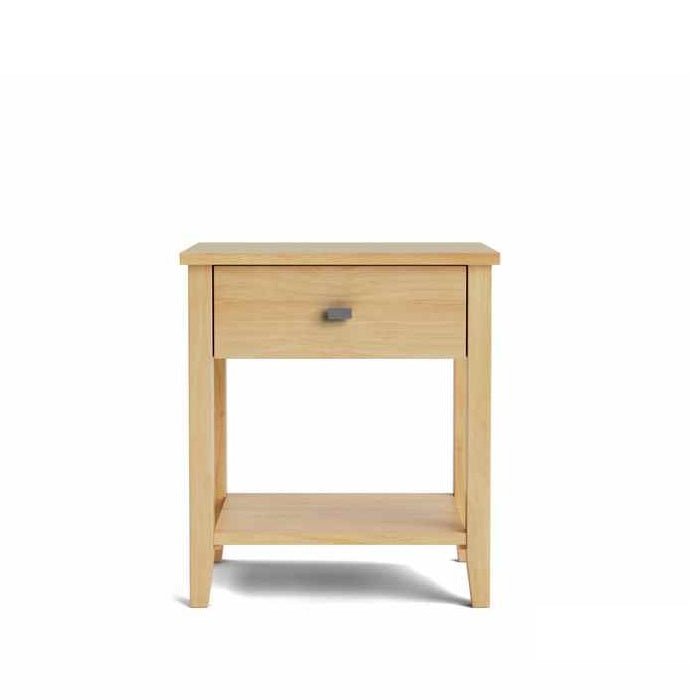 Ivydale Bedside 1 Drawer Wide - Pine - Paulas Home & Living
