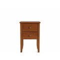 Ivydale Bedside 2 Drawer - Slim - Pine - Paulas Home & Living