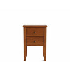 Ivydale Bedside 2 Drawer - Slim - Pine - Paulas Home & Living