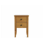Ivydale Bedside 2 Drawer - Slim - Pine - Paulas Home & Living