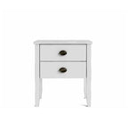 Ivydale Bedside 2 Drawer - Wide - Pine - Paulas Home & Living