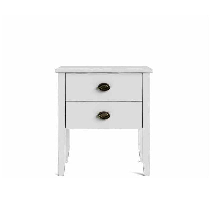 Ivydale Bedside 2 Drawer - Wide - Pine - Paulas Home & Living