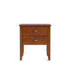 Ivydale Bedside 2 Drawer - Wide - Pine - Paulas Home & Living
