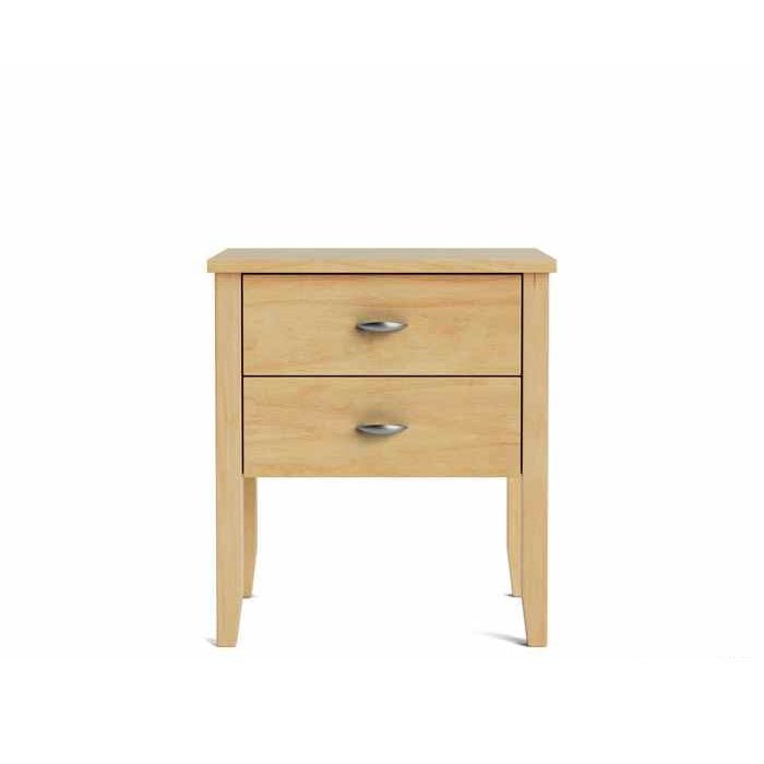 Ivydale Bedside 2 Drawer - Wide - Pine - Paulas Home & Living