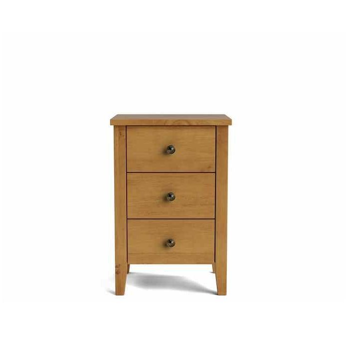 Ivydale Bedside 3 Drawer Slim - Pine - Paulas Home & Living