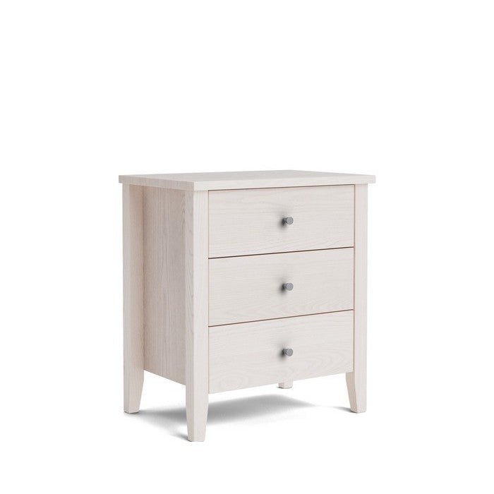Ivydale Bedside 3 Drawer Wide - Ash - Paulas Home & Living