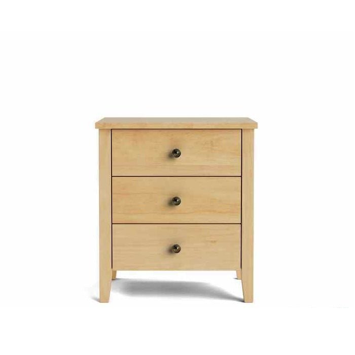Ivydale Bedside 3 Drawer Wide - Pine - Paulas Home & Living