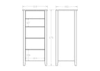Ivydale Lingerie Chest 5 Drawer - Ash - Paulas Home & Living
