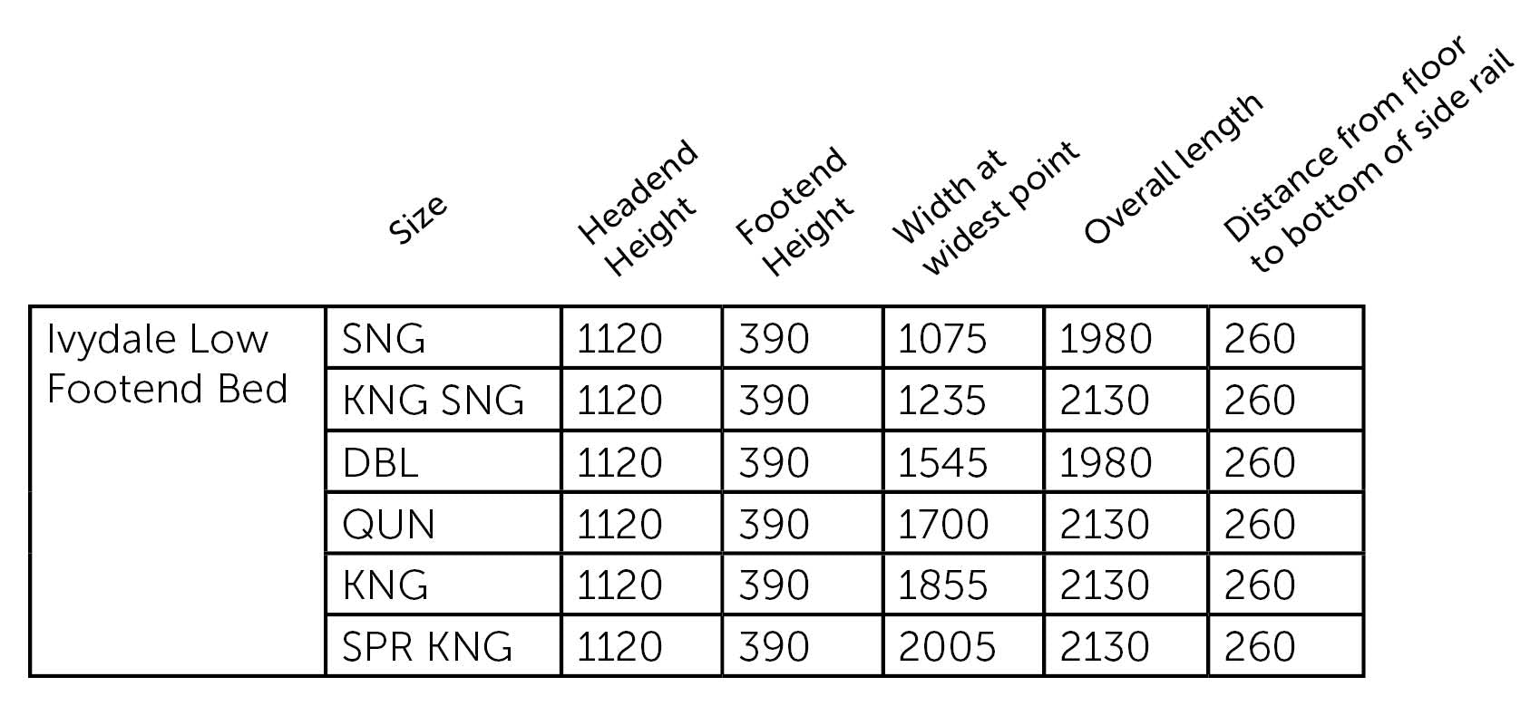 Ivydale Slatframe with Panelled headboard - Pine