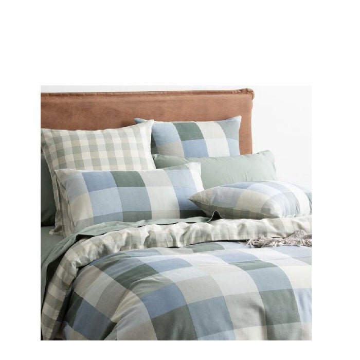 Jackson Check Quilt Cover Set - Paulas Home & Living