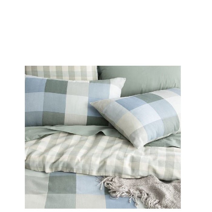 Jackson Check Quilt Cover Set - Paulas Home & Living