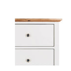 Jessica Chest 6 Drawer - Oak Top - Paulas Home & Living