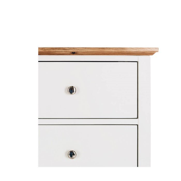 Jessica Chest 6 Drawer - Oak Top - Paulas Home & Living