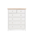 Jessica Chest 6 Drawer - Oak Top - Paulas Home & Living