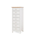 Jessica Tallboy 7 Drawer - Oak Top - Paulas Home & Living