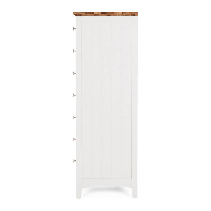 Jessica Tallboy 7 Drawer - Oak Top - Paulas Home & Living