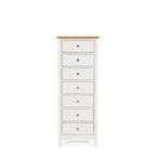 Jessica Tallboy 7 Drawer - Oak Top - Paulas Home & Living