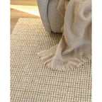 Julia Floor Rug - Ivory (Jute/Wool Blend) - Paulas Home & Living